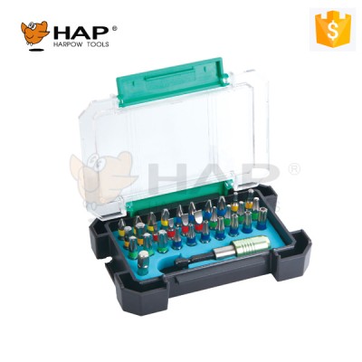 Plastic Box Packaging S2 Pozidriv Bit Set Screwdriver Bit Kit