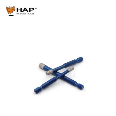 China supplier focus on vacuum brazed diamond core drill bit diamond hole saw/drill with 5/8"-11 shank