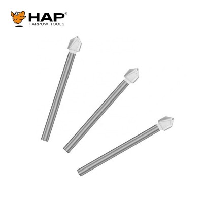 Power tool accessories chrome plated carbide tile drill bit for tile ceramic drilling