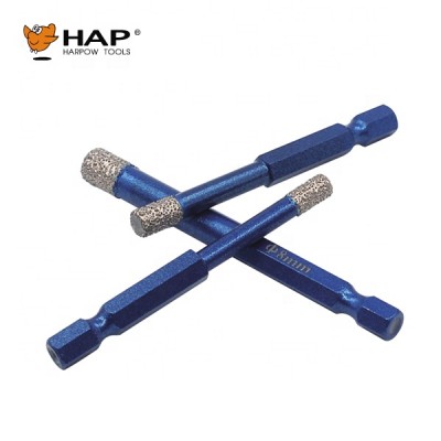 Small hexagon shank 5mm to 35mm Brazed Diamond Drill bit cutting bit