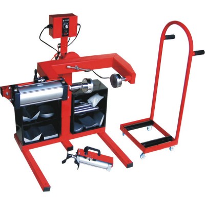 Truck tire repair vulcanizing machine