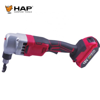 New type professional 18V Lithium battery cordless nibbler cutter for cutting metal stainless steel plate