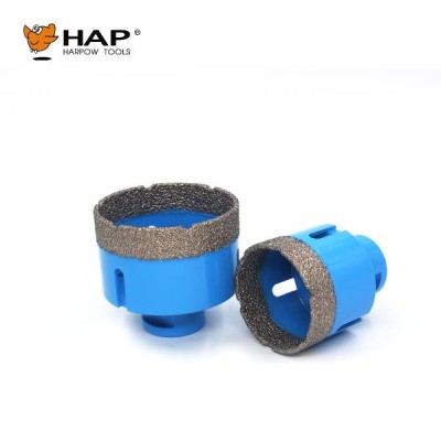 China supplier focus on vacuum brazed diamond core drill bit diamond hole saw/drill support wholesale and customized