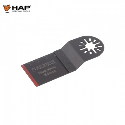 Heavy Metal Nail Aluminium Cutting Blade Carbide Tip Oscillating Blade With Red Painting Teeth