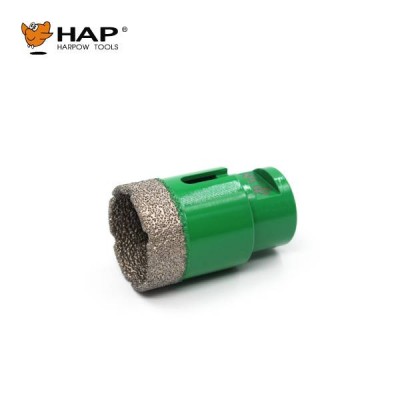 China supplier focus on vacuum brazed diamond core drill bit diamond hole saw/drill with 5/8"-11 shank